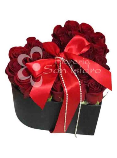 SMALL BOX CORAZON_box corazon rosas