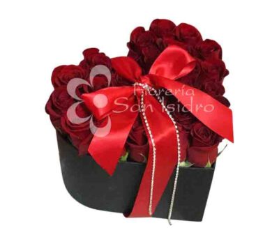 SMALL BOX CORAZON_box corazon rosas