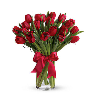 jarron-20-tulipanes-rojos-floreria-san-isidro