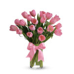 Jarrón 20 Tulipanes Rosados