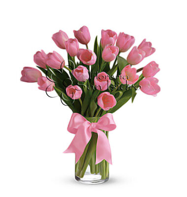 jarron-20-tulipanes-rosados-floreria-san-isidro