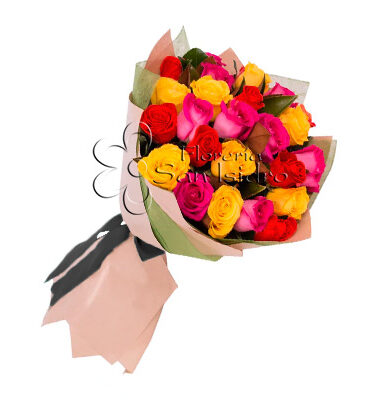 ramo-24-rosas-multicolor-floreria-san-isidro