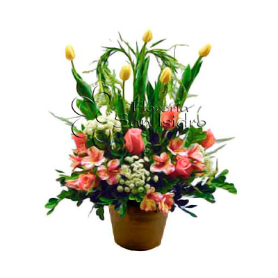 Arreglo de Tulipanes 01 – Floreria San Isidro ® | Florerias en Lima, Enviar  Flores Perú, Florerias