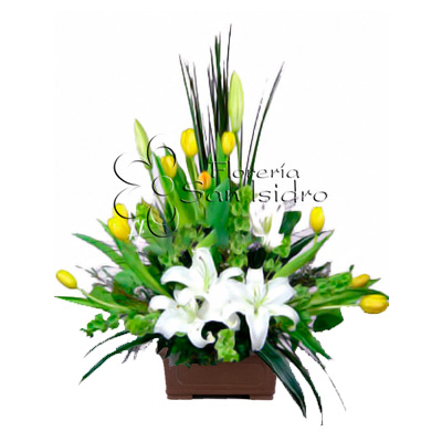 Arreglo de Tulipanes 05 – Floreria San Isidro ® | Florerias en Lima, Enviar  Flores Perú, Florerias