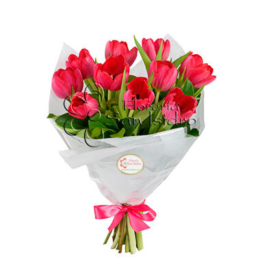 ramo-10-tulipanes-rojos-floreria-san-isidro