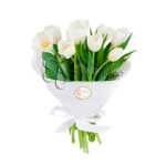Ramo 10 Tulipanes Blancos