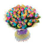 Ramo de 100 Rosas Arcoiris
