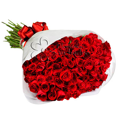 Ramo de 100 Rosas – Floreria San Isidro ® | Florerias en Lima, Enviar  Flores Perú, Florerias