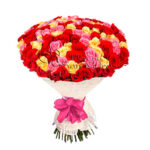 Ramo de 100 Rosas Multicolor