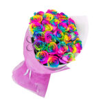 Ramo de 24 Rosas Arcoiris