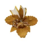 Orquidea Artificial Dorada